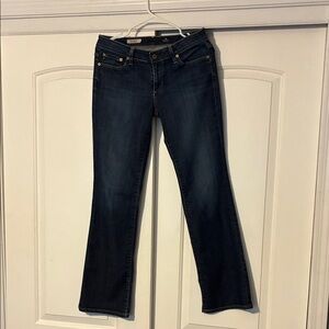 Elegant Dark Blue Boot Cut Jeans for Women